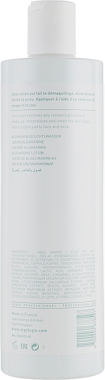 Nawilżający tonik do twarzy - Algologie Detox & Clean Algamarine Toner — Zdjęcie N4