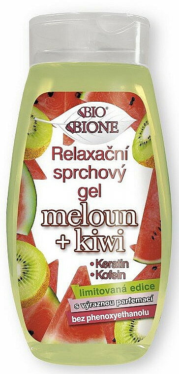 Żel pod prysznic Arbuz i kiwi - Bione Cosmetics Bio Melon & Kiwi Relaxing Shower Gel — Zdjęcie N1