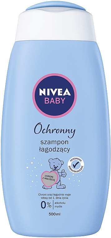 Delikatny szampon łagodzący dla dzieci i niemowląt - NIVEA BABY Mild Shampoo — Zdjęcie N1