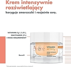 Krem intensywnie rozświetlający - Avene Eau Thermale Vitamin Activ Cg Radiance Intensive Cream — Zdjęcie N5