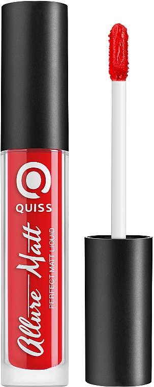 Płynna matowa szminka - Quiss Allure Matt Perfect Matt Liquid — Zdjęcie N1