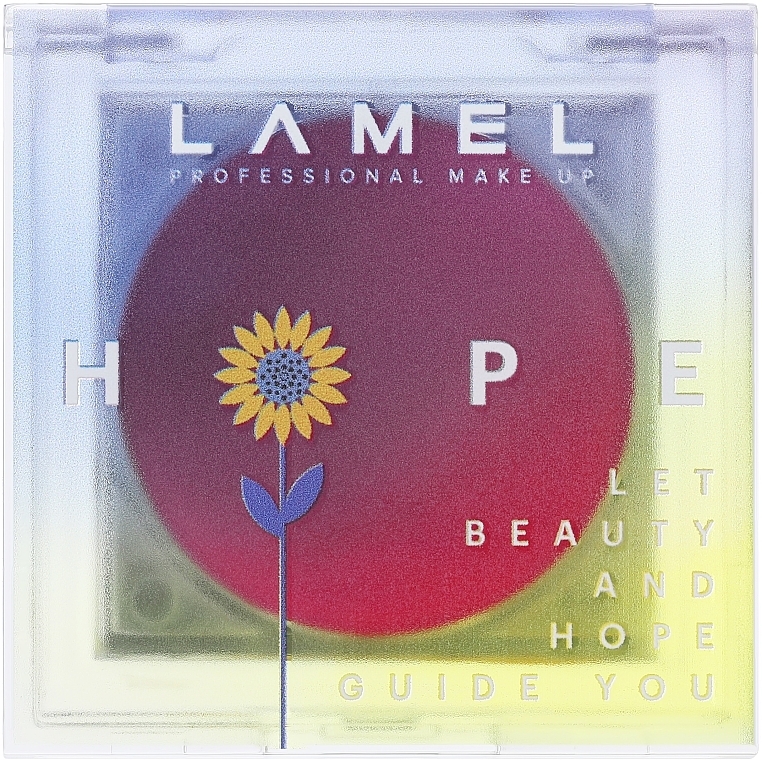 Kremowy róż do twarzy - LAMEL Make Up HOPE Cream-To-Powder Blush