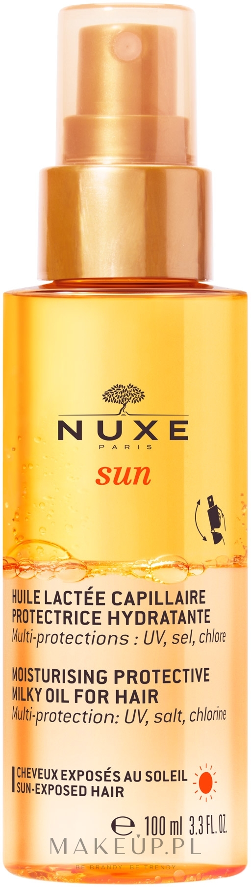 Dwufazowy ochronny olejek do włosów - Nuxe Sun — Zdjęcie 100 ml