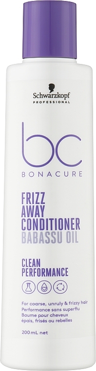Odżywka do włosów nadająca połysk - Schwarzkopf Professional Bonacure Frizz Away Conditioner