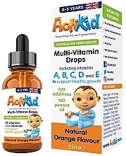Kup Multiwitaminowe krople o smaku pomarańczowym - ActiKid Multi-Vitamin Drops