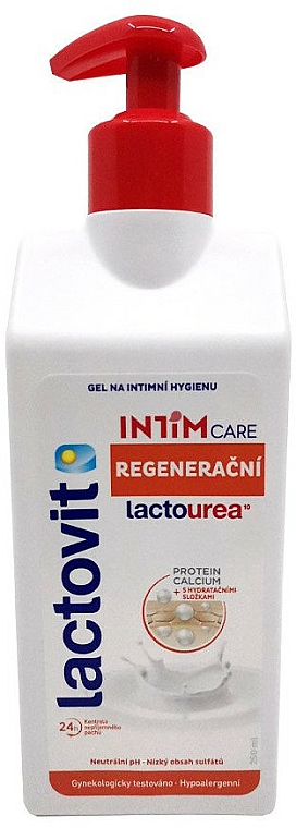 Regenerujący żel myjący do higieny intymnej - Lactovit Intim Care Regenerating Cleansing Gel Lactourea — Zdjęcie N1