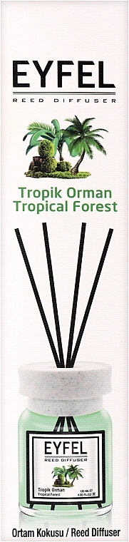 Dyfuzor zapachowy Las tropikalny - Eyfel Perfume Reed Diffuser Tropic Forest — Zdjęcie N1
