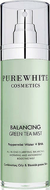 Kojąca mgiełka do twarzy - Pure White Cosmetics Balancing Green Tea Mist — Zdjęcie N1