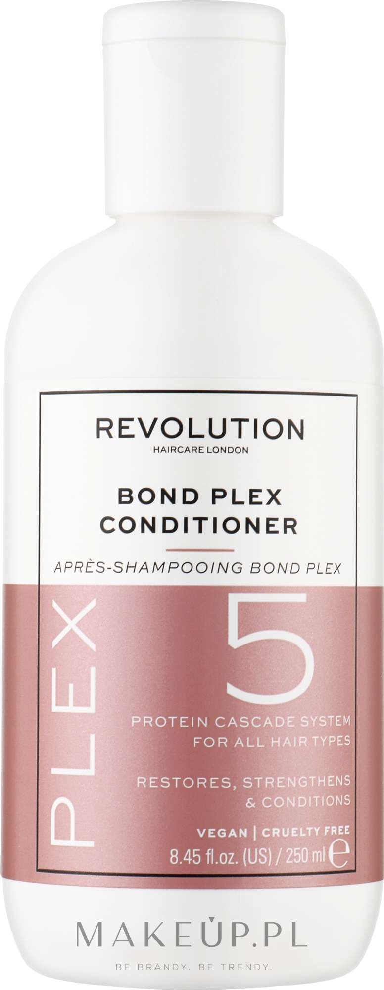 Wzmacniająca odżywka do włosów - Makeup Revolution Plex 5 Bond Plex Conditioner — Zdjęcie 250 ml