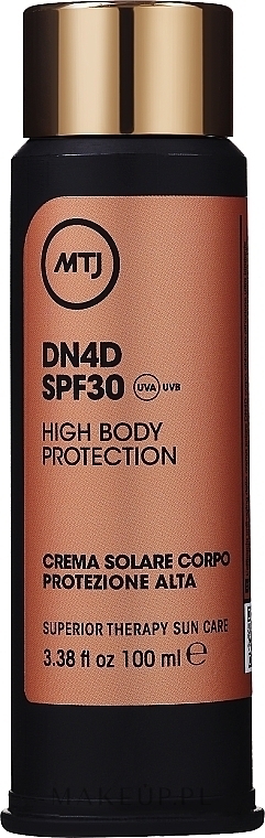 Przeciwsłoneczny krem do ciała SPF30 - MTJ Cosmetics Superior Therapy Sun Care DN4D Body Cream SPF30 — Zdjęcie 100 ml