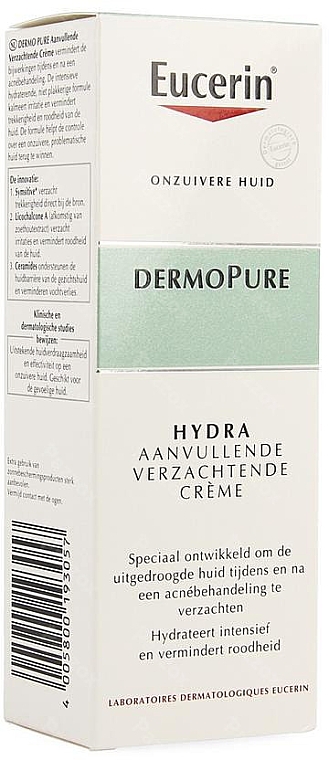 Kojący krem nawilżający do twarzy - Eucerin DermoPure Hydra Soothing Compensating Cream — Zdjęcie N4