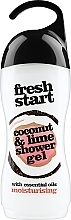 Kup Nawilżający żel pod prysznic z olejkami eterycznymi Kokos i limonka - Xpel Marketing Ltd Fresh Start Coconut & Lime Shower Gel