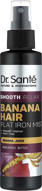 Wygładzający spray do włosów - Dr. Sante Banana Hair Flat Iron Mist — Zdjęcie N1