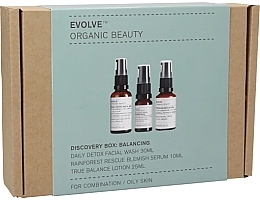 Kup Zestaw - Evolve Organic Beauty (detox/30ml + serum/10ml + lotion/25ml