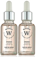 Kup Zestaw - Warda Vitamin C Glow Boost Oil-Serum (f/oil/serum/2x30ml)