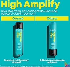 Szampon zwiększający objętość włosów - Matrix Total Results High Amplify Shampoo — Zdjęcie N3
