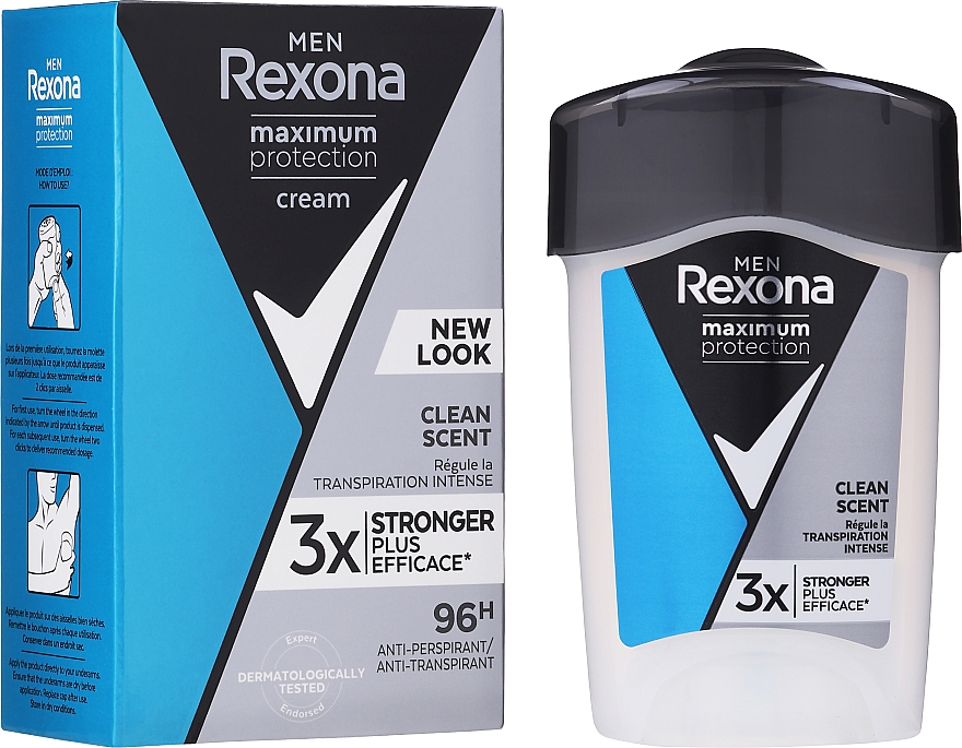 Antyperspirant w sztyfcie dla mężczyzn - Rexona Men Maximum Protection Clean Scent — Zdjęcie N2