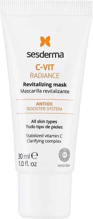 Rewitalizująca maseczka do twarzy - SesDerma Laboratories C-Vit Radiance Revitalizing Facial Mask