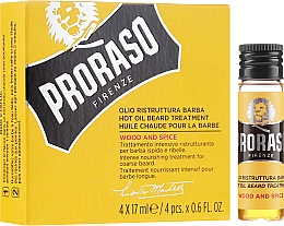 Kup Olejek do brody - Proraso Wood and Spice Hot Oil Beard Treatment