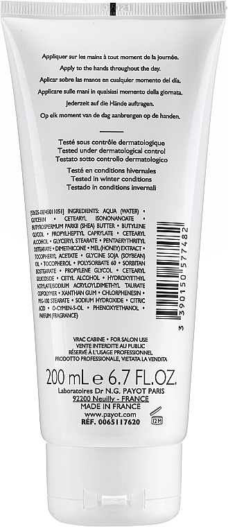 Krem do rąk - Payot Creme Mains Velours 24Hr Comforting Nourishing Care Multi-Flower Honey Extract Hand Cream  — Zdjęcie N4