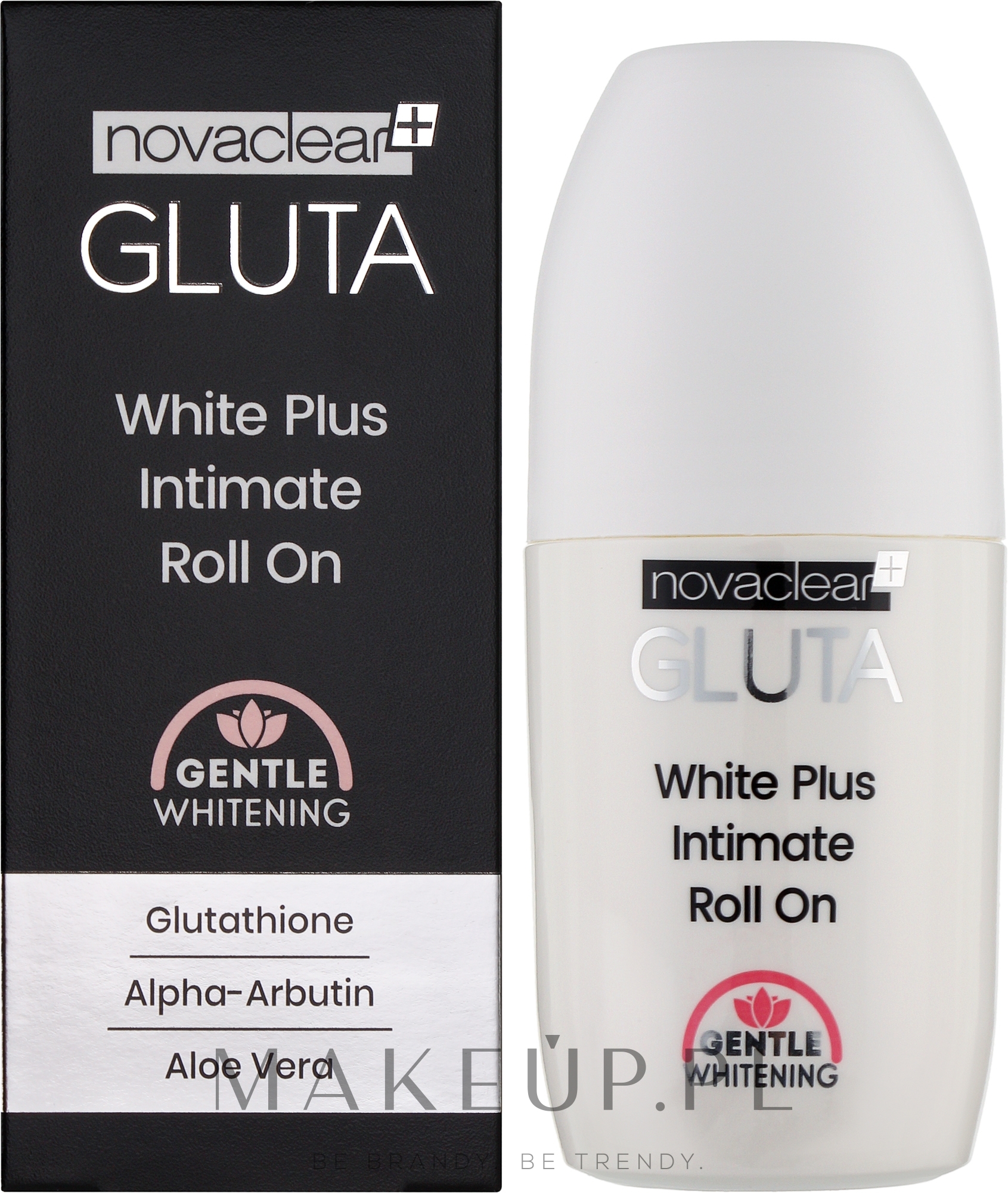 Roller do okolic bikini - Novaclear Gluta White Plus Intimate Roll On — Zdjęcie 50 ml