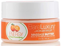 Kup Olejek do masażu stóp i dłoni Pomarańcza i trawa cytrynowa - Morgan Taylor Bare Luxury Energy Orange & Lemongrass Massage Butter