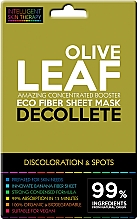 Kup PRZECENA! Ekspresowa maska ​​do dekoltu - Beauty Face IST Discoloration & Spots Decolette Mask Olive Leaf *