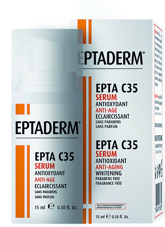 Przeciwstarzeniowe serum do twarzy - Eptaderm Epta C35 Serum — Zdjęcie N1