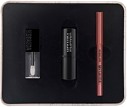 Zestaw - Mesauda Milano Kit Lip Boutique (lipstic/3g + l/gloss/2ml + l/pencil/0.8g) — Zdjęcie N3