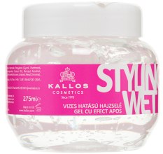 Kup Żel do stylizacji dający efekt mokrych włosów - Kallos Cosmetics Wet Look Styling Gel 