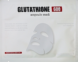 Maska antyoksydacyjna z glutationem i witaminami - MEDIPEEL Bio-Intense Glutathione White Ampoule Mask — Zdjęcie N2