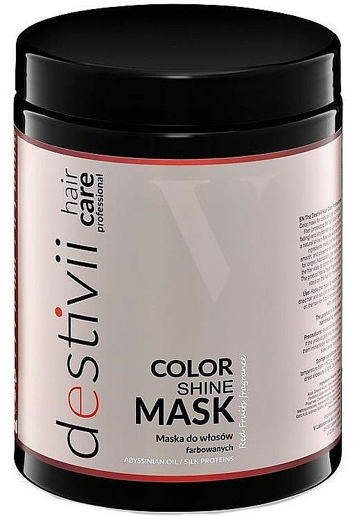 intensywna maska do włosów farbowanych - V.Laboratories Destivii Color Shine Mask — фото N1