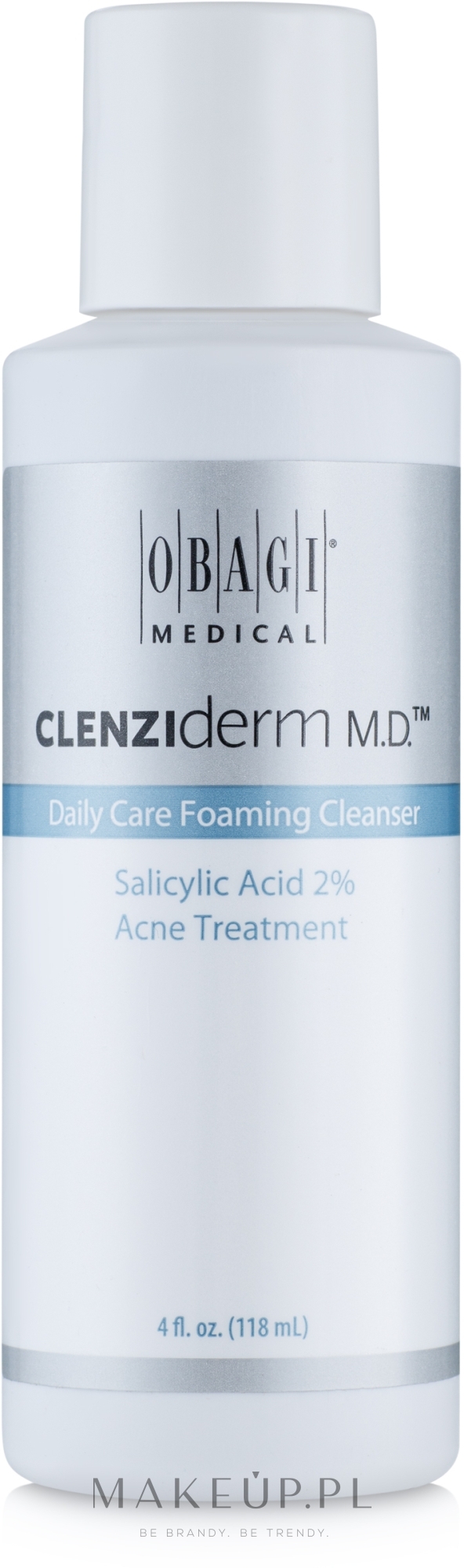 Oczyszczający żel do mycia twarzy - Obagi Medical CLENZIderm M.D. Daily Care Foaming Cleanser Salicylic Acid 2% — Zdjęcie 118 ml