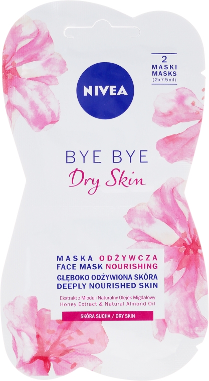 Odżywcza maska do skóry suchej - NIVEA Bye Bye Dry Skin — Zdjęcie N1