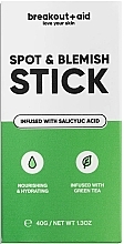 Maska kaolinowa do skóry problematycznej - Breakout + Aid Spot & Blemish Stick Mask with Green Tea — Zdjęcie N1