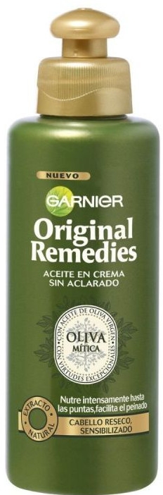 Krem z olejkiem z oliwek do włosów suchych - Garnier Original Remedies Olive Oil Mythical Cream — Zdjęcie N1