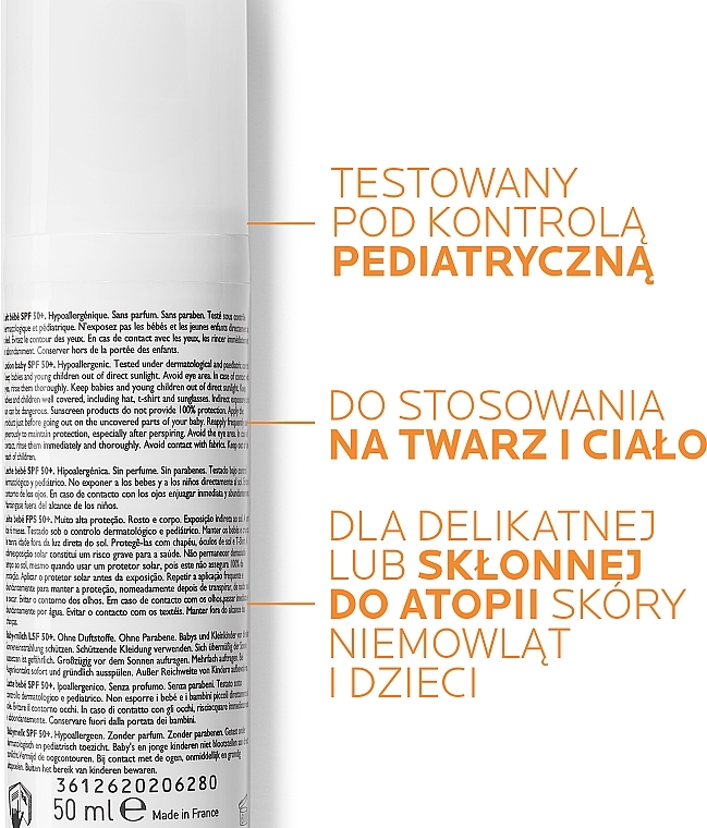 PRZECENA! Mleczko dla dzieci SPF 50+ - La Roche-Posay Anthelios Dermo-Kids Pediatrics SPF 50+ * — Zdjęcie N5