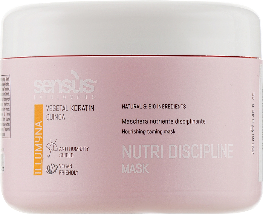 Odżywcza maska do włosów suchych i kręconych - Sensus Nutri Discipline Mask — Zdjęcie N1