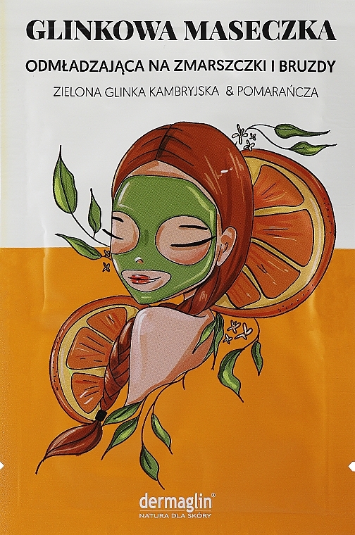 Maska glinkowa z pomarańczą - Dermaglin