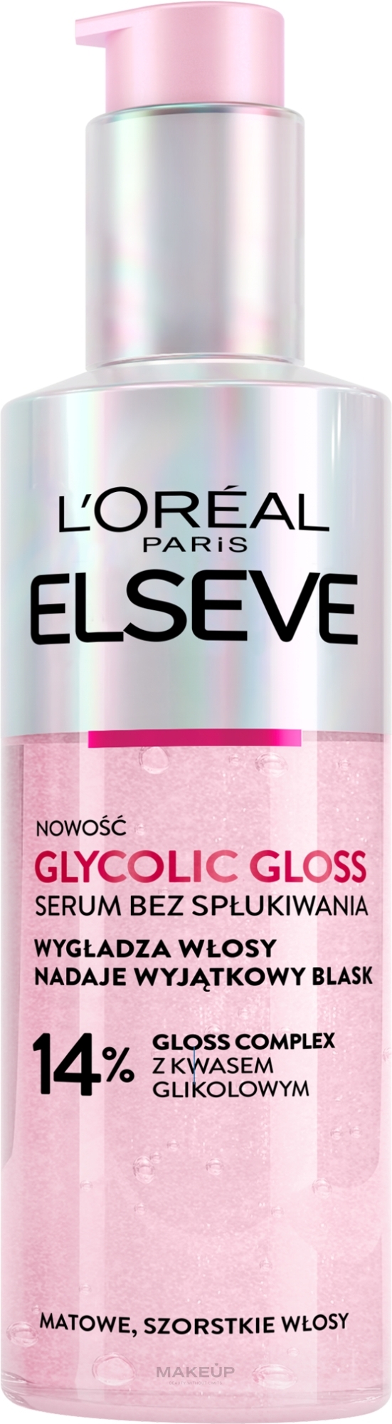 Serum do włosów lśniących bez spłukiwania - L’Oréal Paris Elseve Glycolic Gloss — Zdjęcie 150 ml