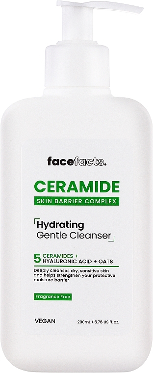 Żel do mycia z ceramidami - Face Facts Ceramide Hydrating Gentle Cleanser  — Zdjęcie N1