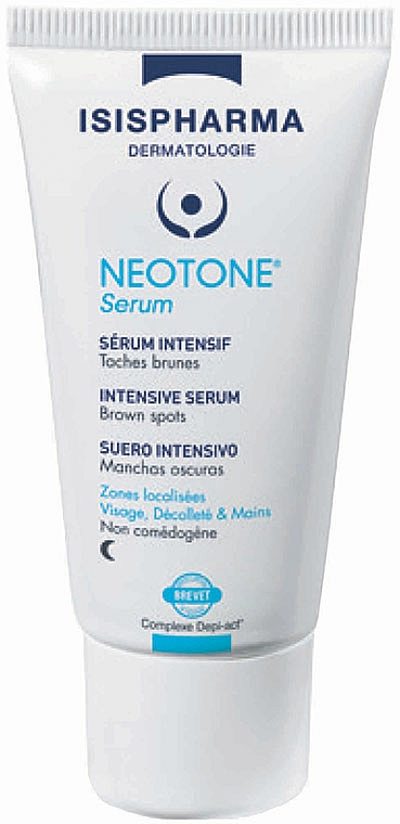 Serum do twarzy na noc likwidujące przebarwienia skóry - Isispharma Neotone Intensive Serum — Zdjęcie N1