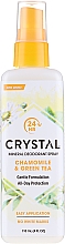 Kup Mineralny dezodorant w sprayu do ciała Rumianek i zielona herbata - Crystal Essence Deodorant Spray