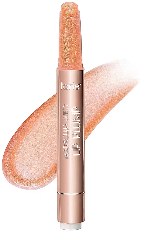 Brokatowy błyszczyk z połyskiem - Tarte Cosmetics Maracuja Juicy Shimmer Glass Lip Plump — Zdjęcie N1