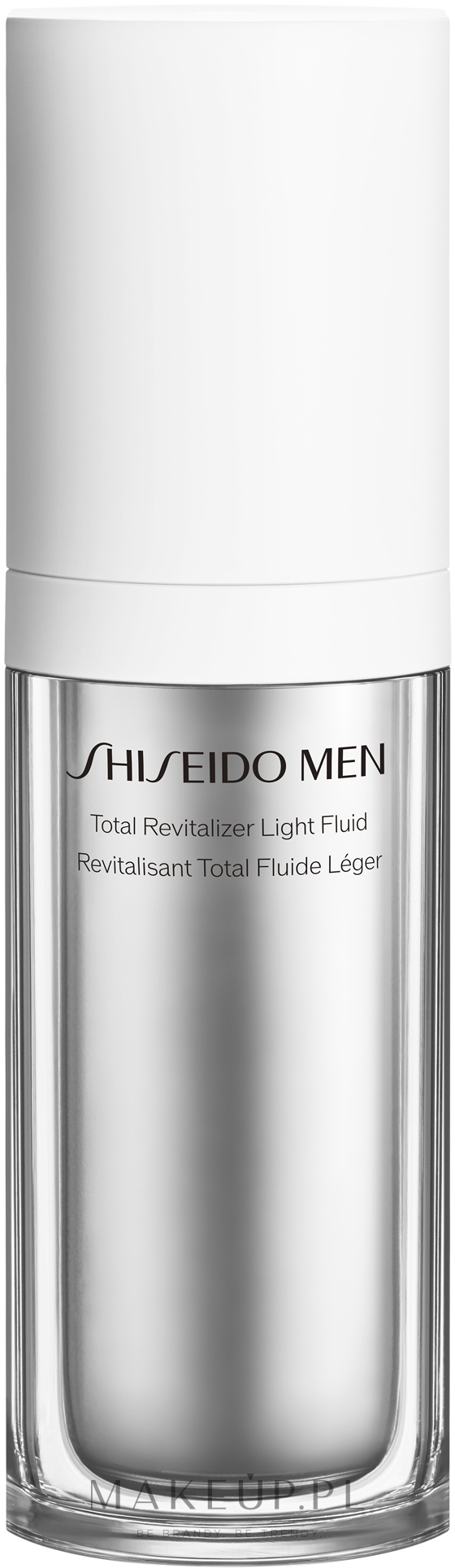 Odmładzający fluid do twarzy - Shiseido Men Total Revitalizer Light Fluid — Zdjęcie 70 ml