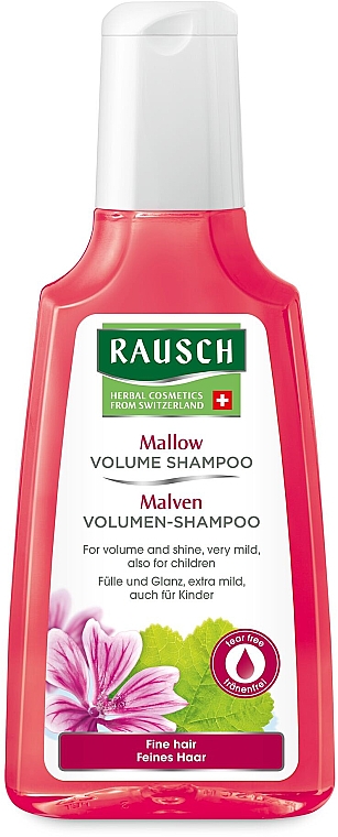 Szampon zwiększający objętość - Rausch Mallow Volume Shampoo For Fine Hair — Zdjęcie N1