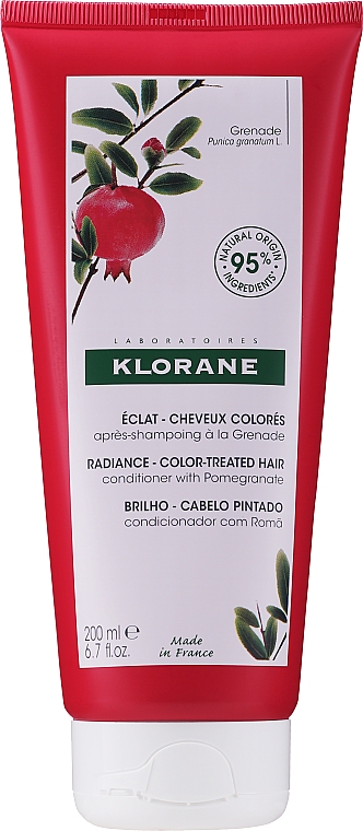 Odżywka do włosów z wyciągiem z granatu - Klorane Color Enhancing Conditioner With Pomegranate — Zdjęcie N1