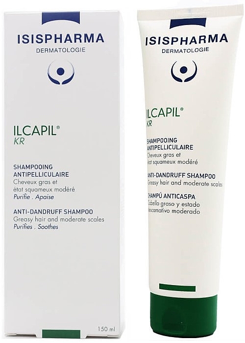 Szampon przeciwłupieżowy do włosów przetłuszczających się - Isispharma Ilcapil KR Anti-dandruff Shampoo — Zdjęcie N1