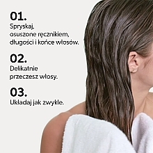 Odżywcze mleczko w sprayu do włosów kręconych bez spłukiwania - Wella Professionals Nutricurls Milky Waves Leave In Spray — Zdjęcie N3