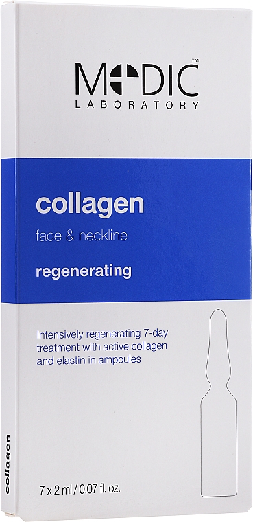 Ampułki kolagenowe do twarzy - Pierre René Medic Laboratorium Vital Serum — Zdjęcie N3
